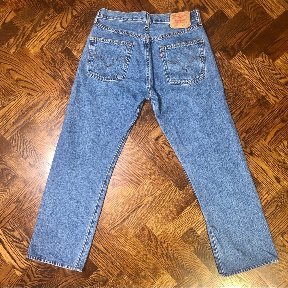 🦇Vintage Levi’s 501 80’s 90’s Era Jeans Sz 30 - Picture 13 of 15